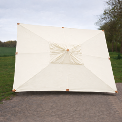 Slidst�rk parasoldug 2,5 x 3,5 m - Off-white olefin