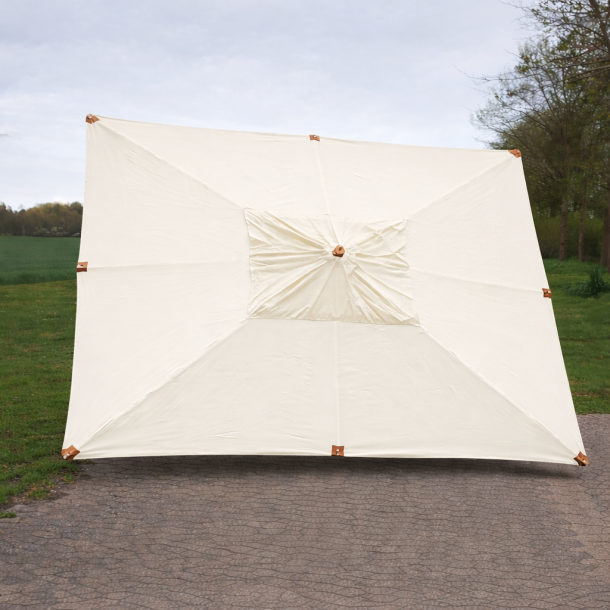 Slidst�rk parasoldug 2,5 x 3,5 m - Off-white olefin