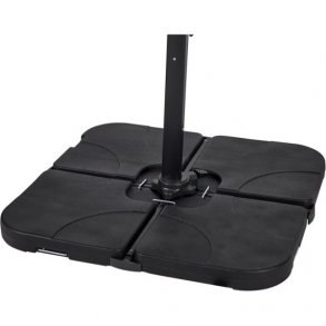 Vedligeholdelsesfrit parasolfodst med 4 dele og hndtag - Model: Elsa