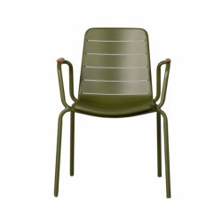 Parc Havestol i aluminium og teaktr - vlg farve!