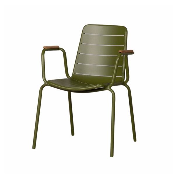 Parc Havestol i aluminium og teaktr - vlg farve!