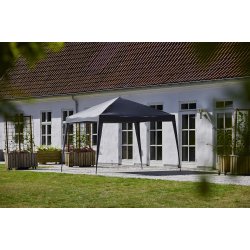 Paviljong med verdrag och brvska (sida kan tillkpas) - Modell: Karl - 3x3M