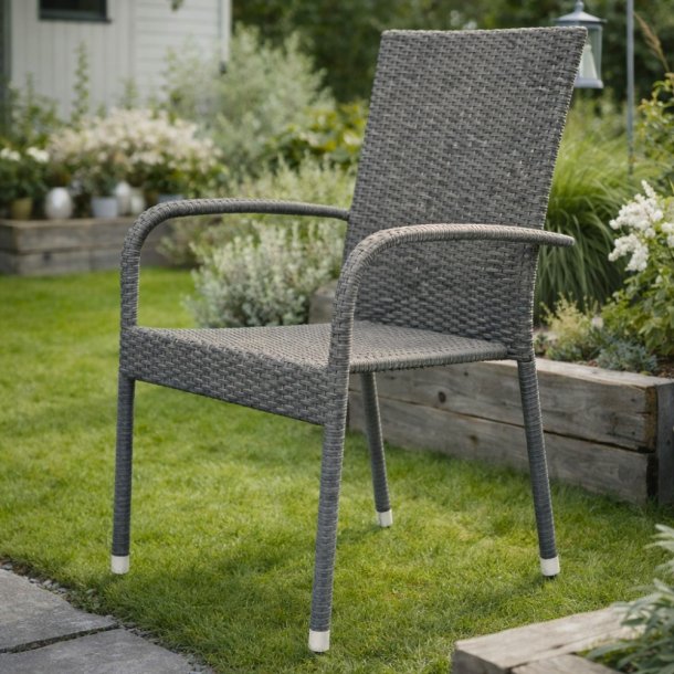 Pisa Stacking Chair - UV-skyddad polyrotting - 100% underh�llsfri Gr&aring;