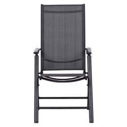 Petra havembelst med betonbord + 6 stk. 5-pos. stole i alu og texline - kan tle alt slags vejr!