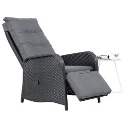 Elena lounge Trdgrdsstol med justerbar rygg och fotpall. 100 % underhllsfri