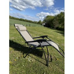 Let foldbar relax havestol med armln og indstillelig ryg - Model Rosa - vlg farve