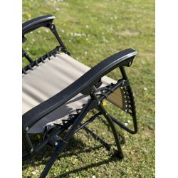 Let foldbar relax havestol med armln og indstillelig ryg - Model Rosa - vlg farve