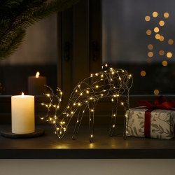 Elegant LED metal rensdyr - vlg variant!