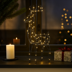 Elegant LED metal rensdyr - vlg variant!