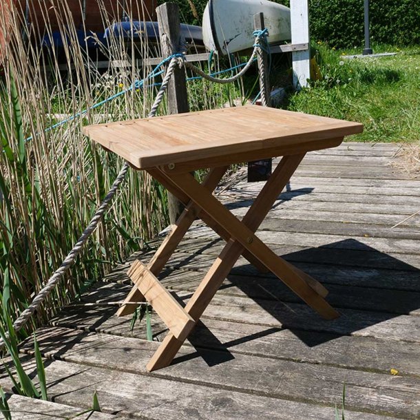 Picknick Classic hopfllbart bord - guld teak i toppkvalitet