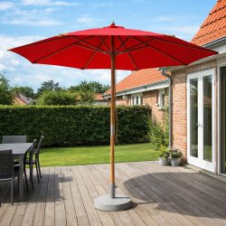 100 % vandt�t Parasol m/2-delt stok. �: 3M.  V�lg farve + Dug har UV30+ solbeskyttelse. Model: Nice