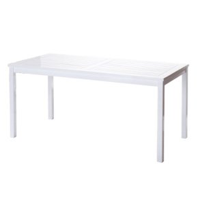 Klassisk hvidt mahogni havebord 4-6 personer model: Sofiero