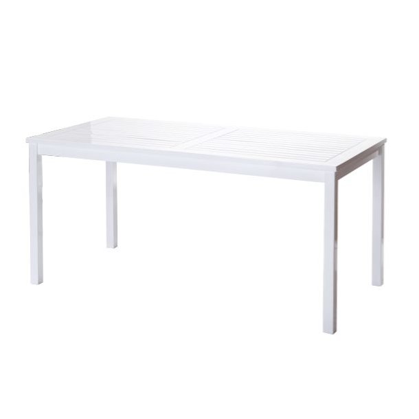 Klassiskt trdgrdsbord i vit mahogny 4-6 personer modell: Sofiero