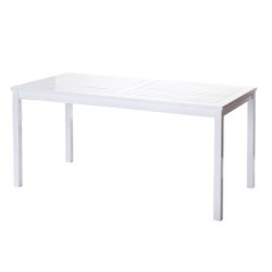 Rosenborg set m/4 stolar. Vit hgblank