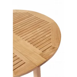 Butterflybord st med 4 stole i gylden teak. MODERNE HAVEMBELST I FREMRAGENDE KVALITET!!