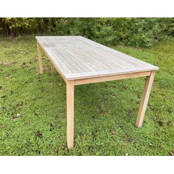 (DEMO) Oxford havembelst i gyldenbrunt goldteaktr med 4 stole 