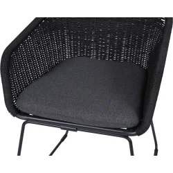 Mikkeline Haves�t - Stilrent havem�bels�t med rummeligt 200 cm Durafit-havebord og 6 havestole med all-weather hynder