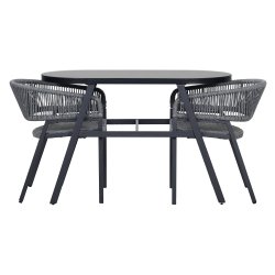 Temr altanst - St  1 bord og 2 stole!. Stole kan g helt ind under bordet s de intet fylder. 