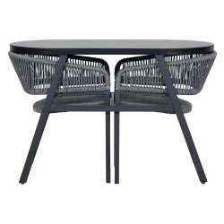 Temr altanst - St  1 bord og 2 stole!. Stole kan g helt ind under bordet s de intet fylder. 