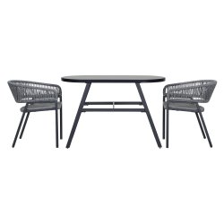 Temr altanst - St  1 bord og 2 stole!. Stole kan g helt ind under bordet s de intet fylder. 