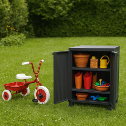 KETER vandt�t haveskab p� h:98x:b65 cm. PERFEKT OPBEVARING I HAVEN MED DETTE HAVESKAB!!!