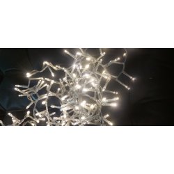 LED Snake lavenergi lyskde med adapter til inden- og udendrsbrug - Vlg ledningsfarve og strrelse