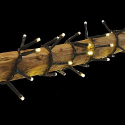 LED Snake lavenergi lyskde med adapter til inden- og udendrsbrug - Vlg ledningsfarve og strrelse