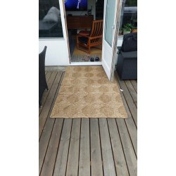 Sgrstppe til inde- og udendrs brug. Str.  120x180 cm. Kan sys om i strrelsen.