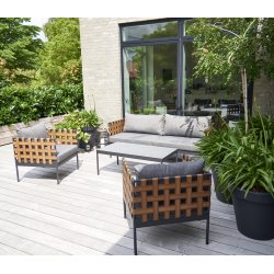 Sofast med 4 dele m/ all weather Hynder - 100% vedligeholdelsesfrit Model: Martin