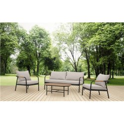 5-personers sofas�t med all-weather hynder i nyt flot design - model: Kork