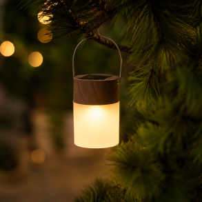 Solcellelampe med oph�ng � �6,2 � H14,5 cm