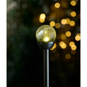 Solar lampe til haven inkl. jordspyd. PERFEKT BELYSNING TIL NR HAVEN BLIVER FOR MRK!!!