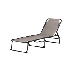 Let foldbar solseng med 4 forskellige rygpositioner - Model Rosa. Findes i sort, valn�d og sand