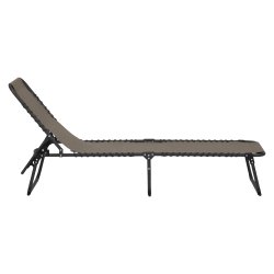 Let foldbar UV-beskyttet "camping" solseng i polyester og galvaniseret metal - model: Rose