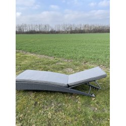 Solvogn m. hynde i Polyrattan - Luksus solvogn til solrige dage