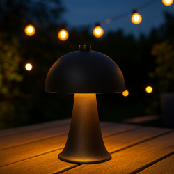 Mini lampe genopladelig LED og med touch funktion. Hjde14,2 cm. model: Da'Core vlg farve: