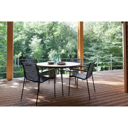 Ella Trdgrdsbord Teak - : 150 cm. Vlj frg p ramen: vit eller. antracit