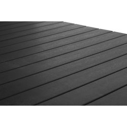 Torino trdgrdsbord - 100% underhllsfritt. Svart nonwood.  Plats fr 14 personer.
