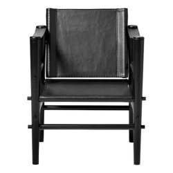 Noble safaristol - kta svart lder