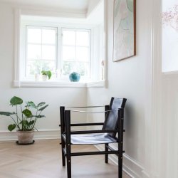 Noble safaristol - kta svart lder