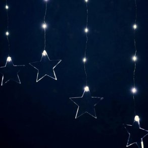 Stjerneregn LED lyskde - Perfekt til indendrs- og udendrsbrug