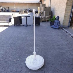 Understok til altanparasol ( hvid parasolfod medflger IKKE ) 