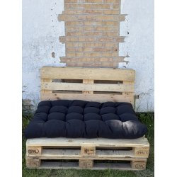  120x 80- Komfortabel pallesofa sdehynde - Passer til standard europaller - Vlg farve!