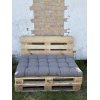  120x 80�- Komfortabel pallesofa s�dehynde - Passer til standard europaller - V�lg farve!