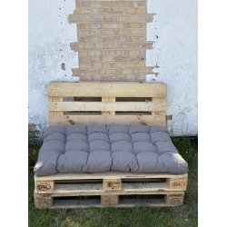  120x 80- Komfortabel pallesofa sdehynde - Passer til standard europaller - Vlg farve!