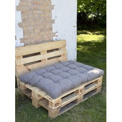  120x 80- Komfortabel pallesofa sdehynde - Passer til standard europaller - Vlg farve!