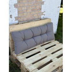 Komfortabel ryghynde til helpaller 120 cm lang - vlg farve!