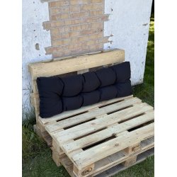 Komfortabel ryghynde til helpaller 120 cm lang - vlg farve!