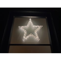 Julestjerneoph�ng med masser af LED lys  - Uden- og indend�rs brug - Timerfunktion. -V�lg st�rrelse