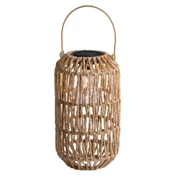 Solcellelanterne i fletdesign � LED Havelanterne til Terrasse &amp; Have (2 st�rrelser)